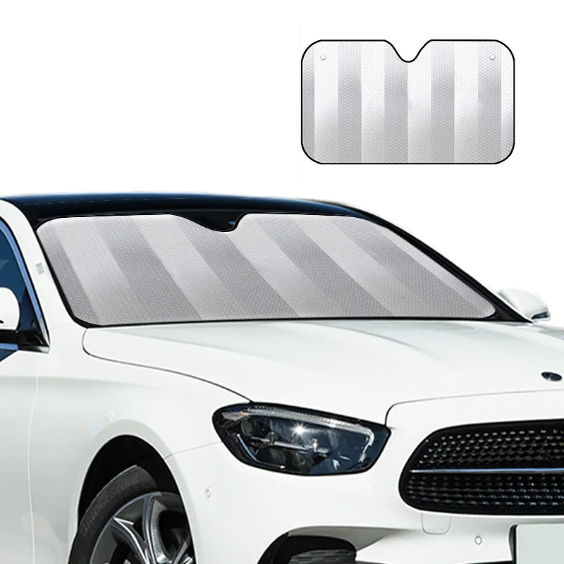 

Five-Layer Thickening Sunscreen Car Sun Block Front Window Sun Block Aluminum Foil Heat Insulation Car Light Barrier Sun Visor