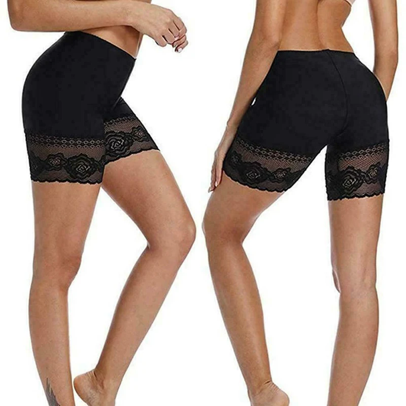 Летние не оставляющие следов защитные кружевные брюки со средней талией