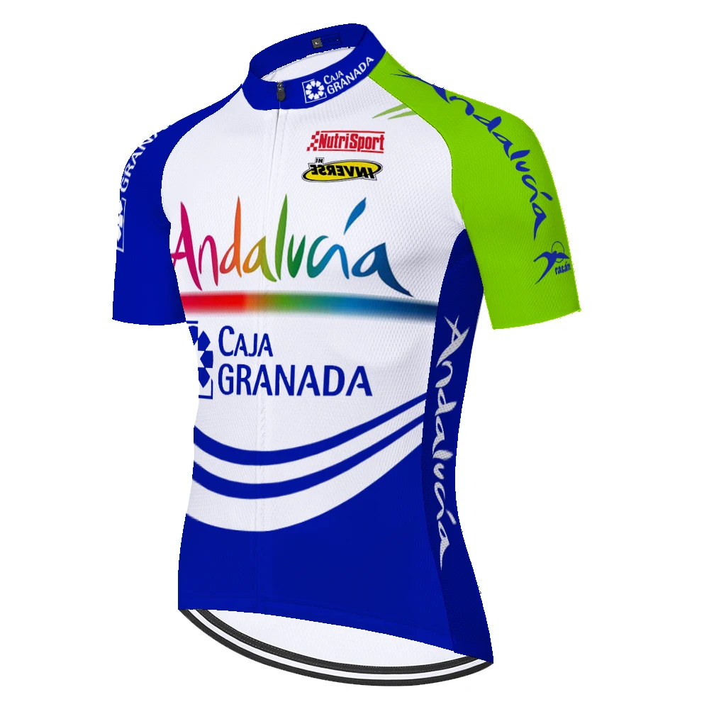 2020 профессиональная команда Андалусии maillot ciclismo hombre verano летняя быстросохнущая