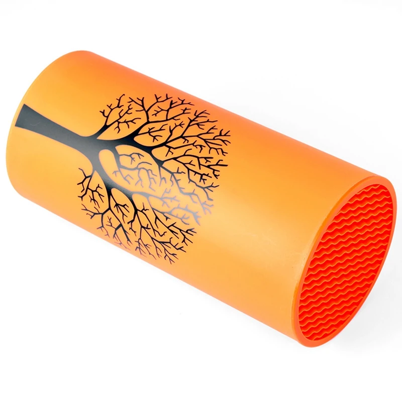 Держатель для инструментов нож кухонный держатель блок оранжевая подставка