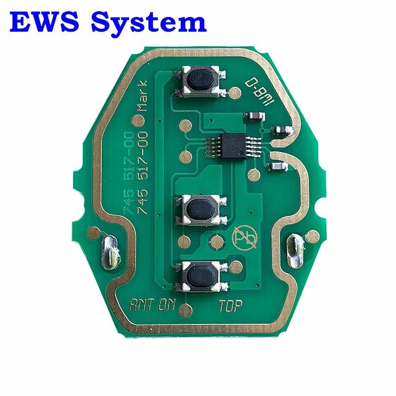 Плата печатной платы с дистанционным управлением для BMW EWS 1995 2005 315 МГц 433