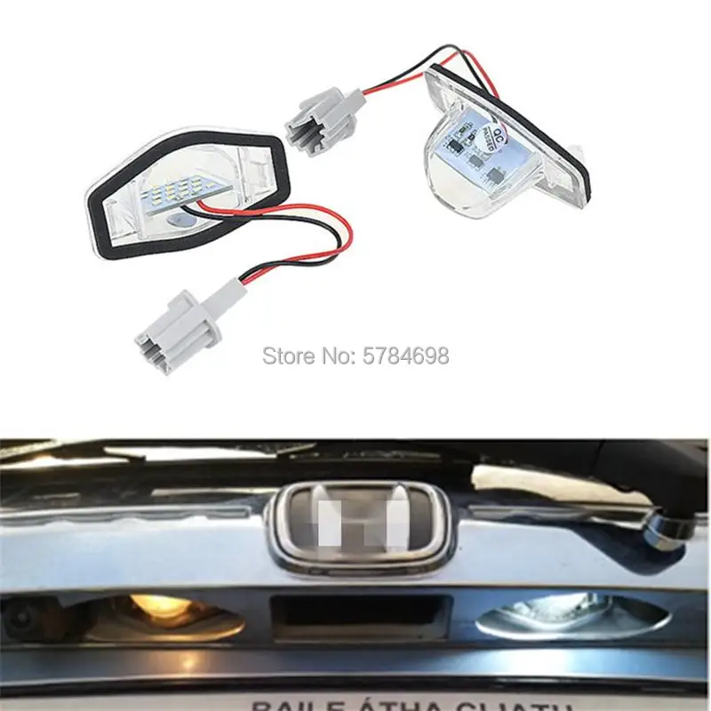 Светодиодный светильник без ошибок 2x для Honda Crv подходит Jazz Crosstour odysley FREED GB3 GB4 STEPWGN