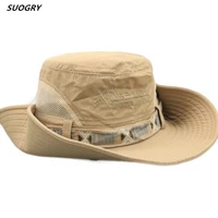waterproof bucket hat summer men women boonie hat outdoor uv protection wide brim panama safari hunting hiking fishing sun hat