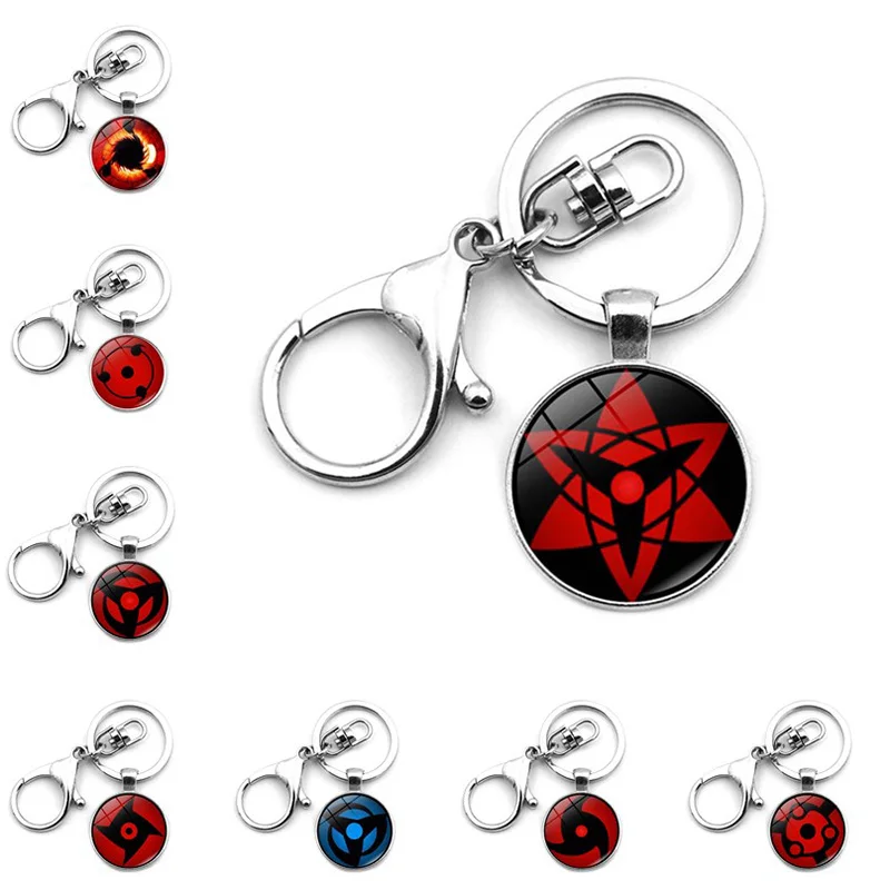 Брелок Uchiha Clan Rinnegan Eye аниме металлическая пряжка с лобстером ювелирные изделия