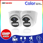 Полноцветная IP-камера 4K, камера POE, купольная камера с обнаружением лица, для помещений, двусторонняя аудиосвязь, P2P, удаленный просмотр, система видеонаблюдения CCTV