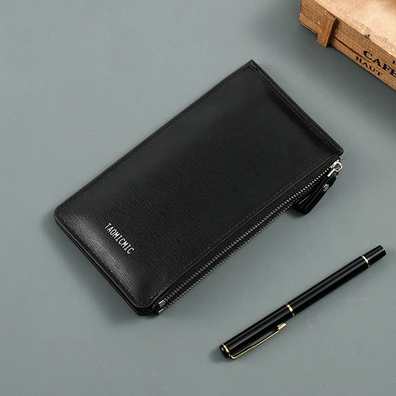 Деловой мужской кошелек для мелочи повседневная многофункциональная сумка с