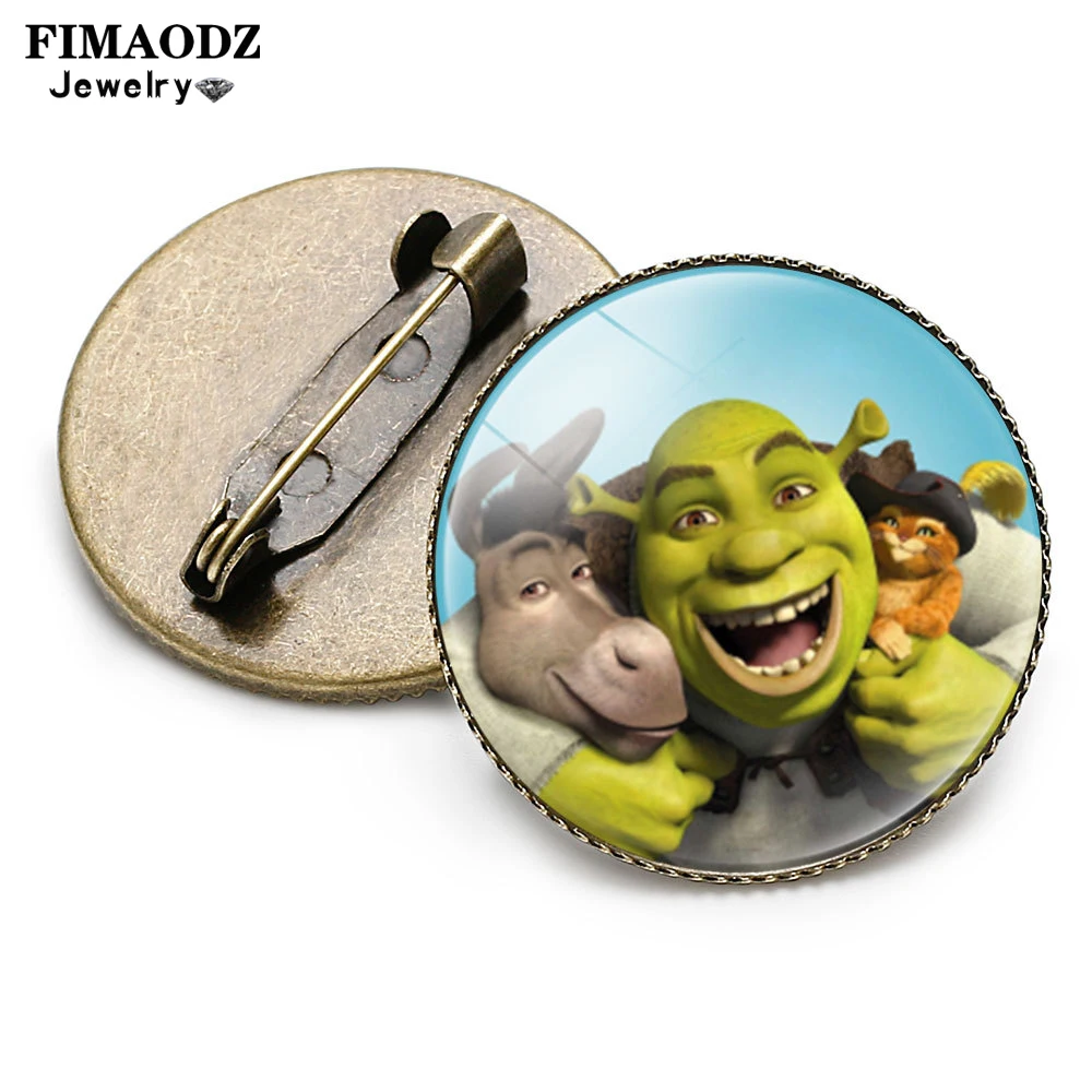 FIMAODZ Шрек броши на булавке для девочек детские футболки с принтом в виде героев
