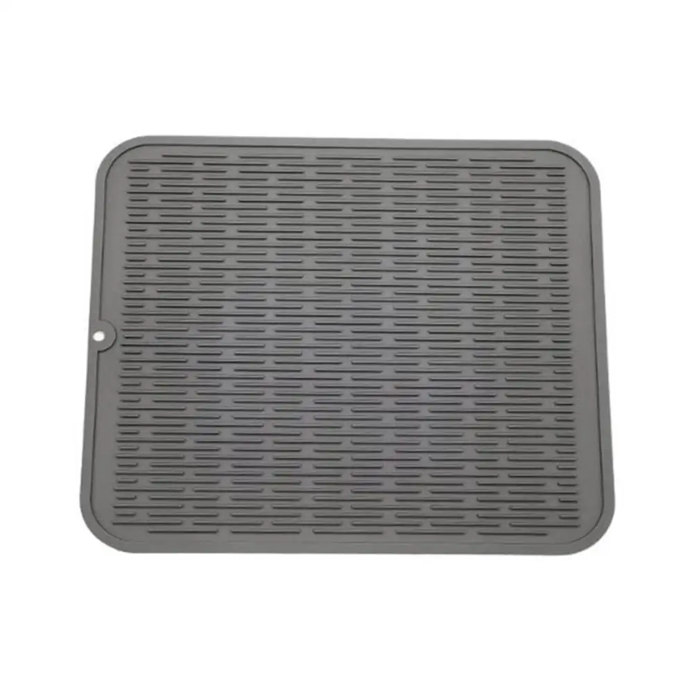 40x50 см силиконовый коврик для сушки посуды складной нескользящий сливной