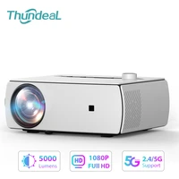 thundeal yg430 mini projector 5000lumen full hd 1080p video smart phone yg431 beamer tv movie wifi 2k 4k projector home cinema