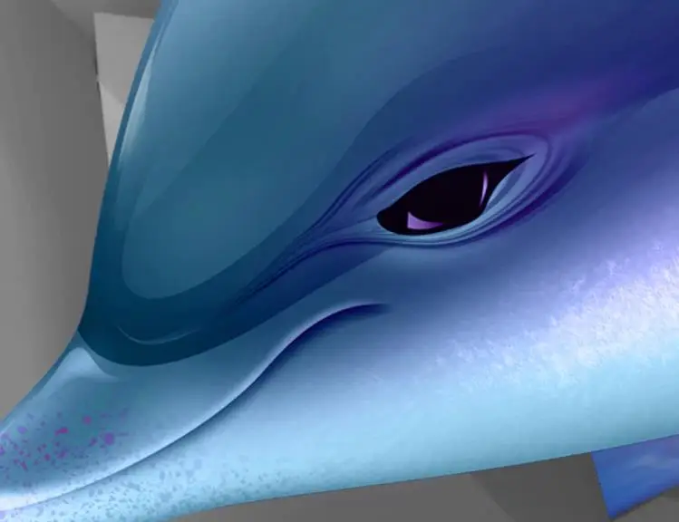 Пользовательские фото обои 3D модный современный подводный мир Дельфин гостиная