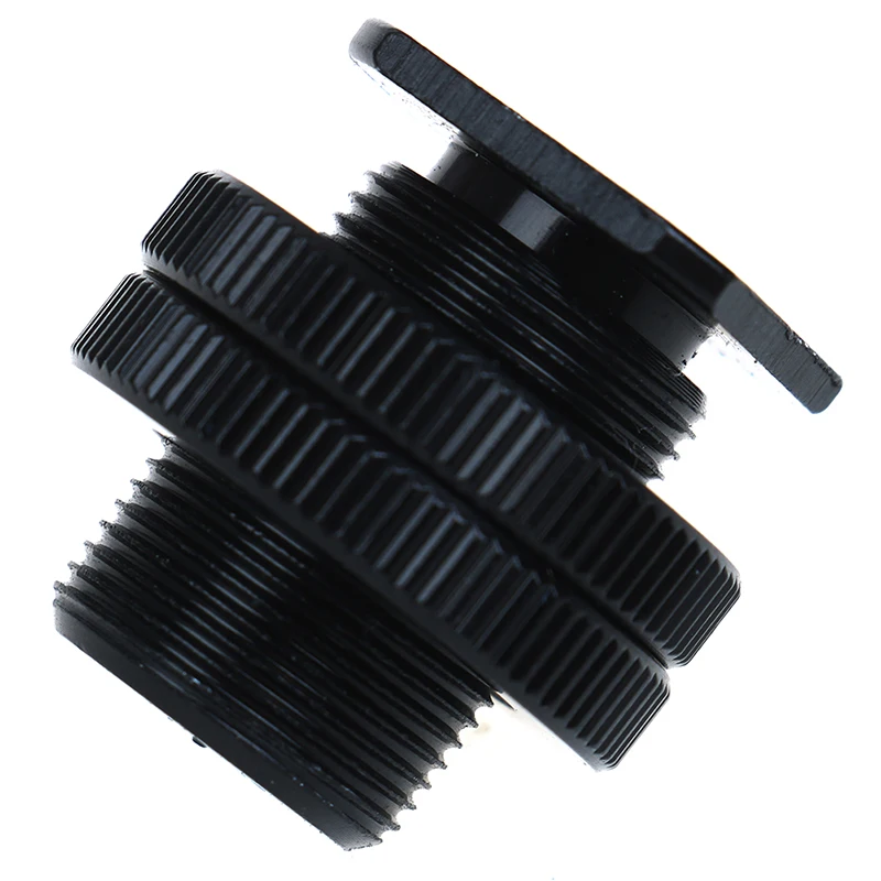 

5/8 Inch 1/4 Inch Screw For Camera Tripod Head Microphone Mic Mount Bracket Metal Shockproof Clip Hot Shoe Adapter