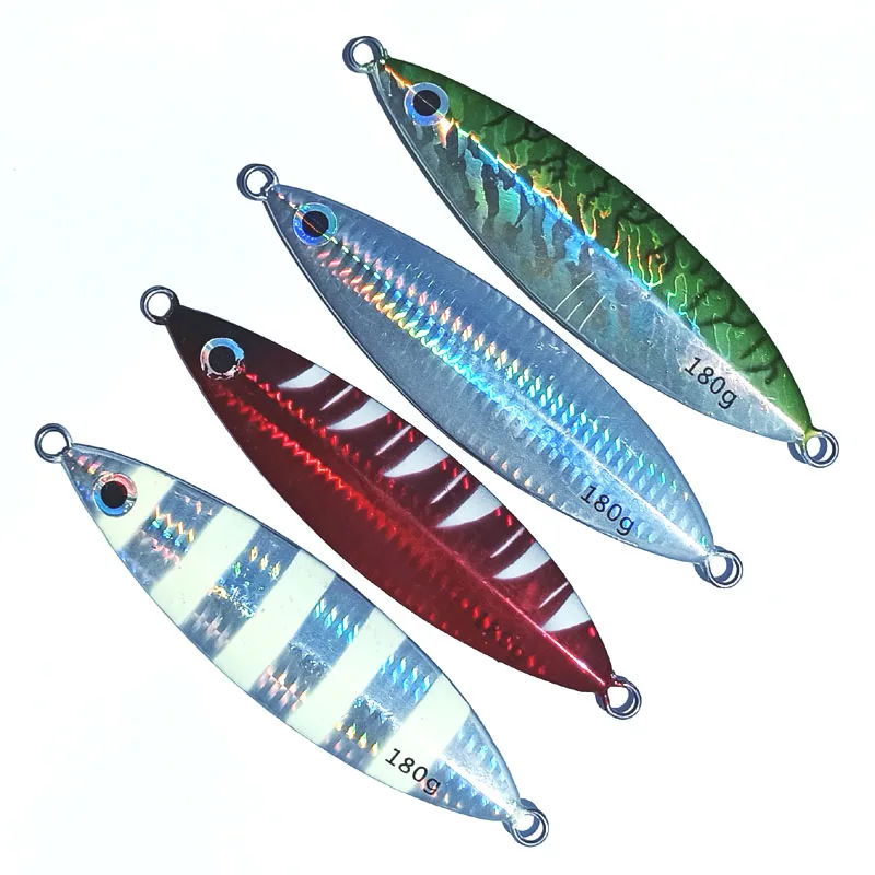 

4pcs 130g/180g Slow jig lead fish lead jig knife jig Jigging lure boat jig sea jig