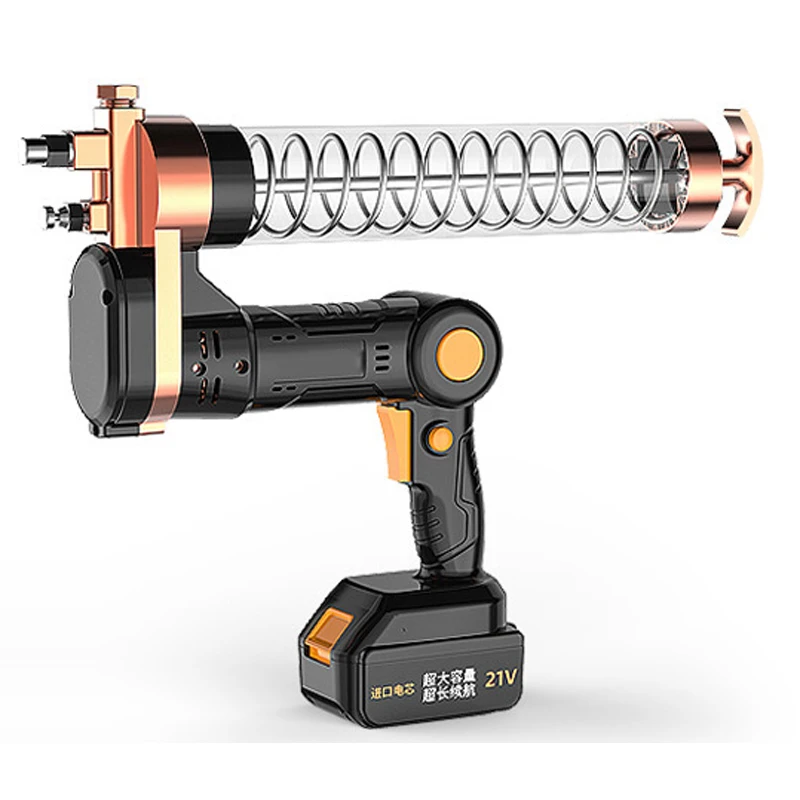 75800VF Electric Grease Gun 180g/min Lithium Battery High Pressure Grease Gun Rechargeable Wireless Portable 600cc