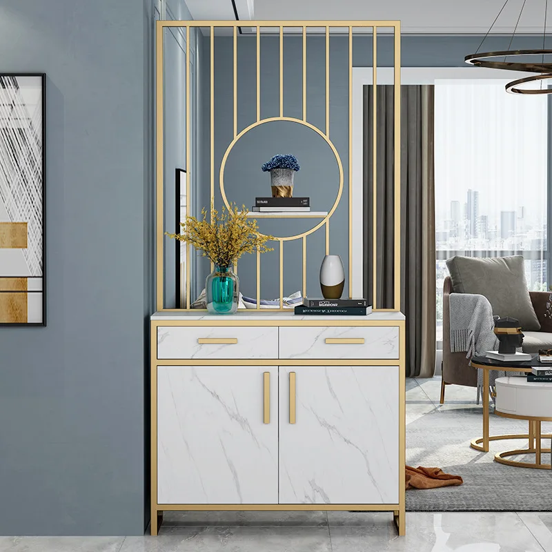 

Шкафы для обуви 80 см, выдвижной ящик, твердый декоративный шкафчик для гостиной, Мраморная мебель с перегородками