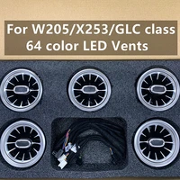turbine vents led lights for benz w205w213x253w167 aceglccla class vent inlet car interior environment light modification