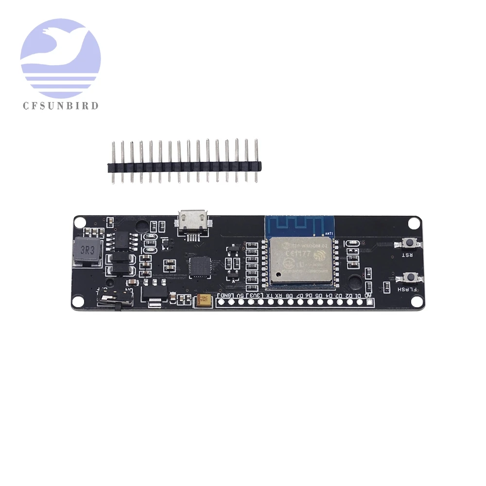 Для WeMos D1 ESP-Wroom-02 ESP8266 Wi-Fi макетная плата 18650 Литий Батарея зарядный Модуль Nodemcu PWM I2C