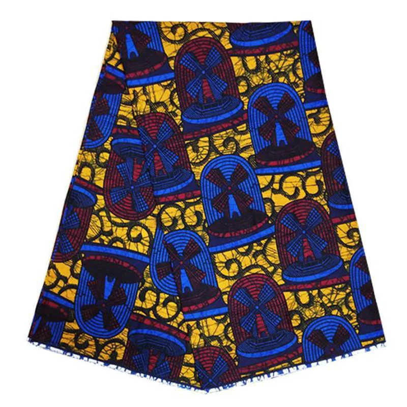 

Promotion african veritable ankara real wax print fabric african printed fabric 100% cotton Nigeria ankara by 6 yards/lots PR010