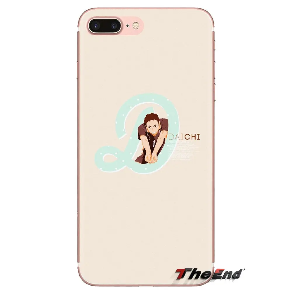Для samsung Galaxy S3 S4 S5 мини S6 S7 край S8 S9 S10 Plus Note 3 4 5 8 9 мягкий прозрачный чехол daichi Haikyuu №