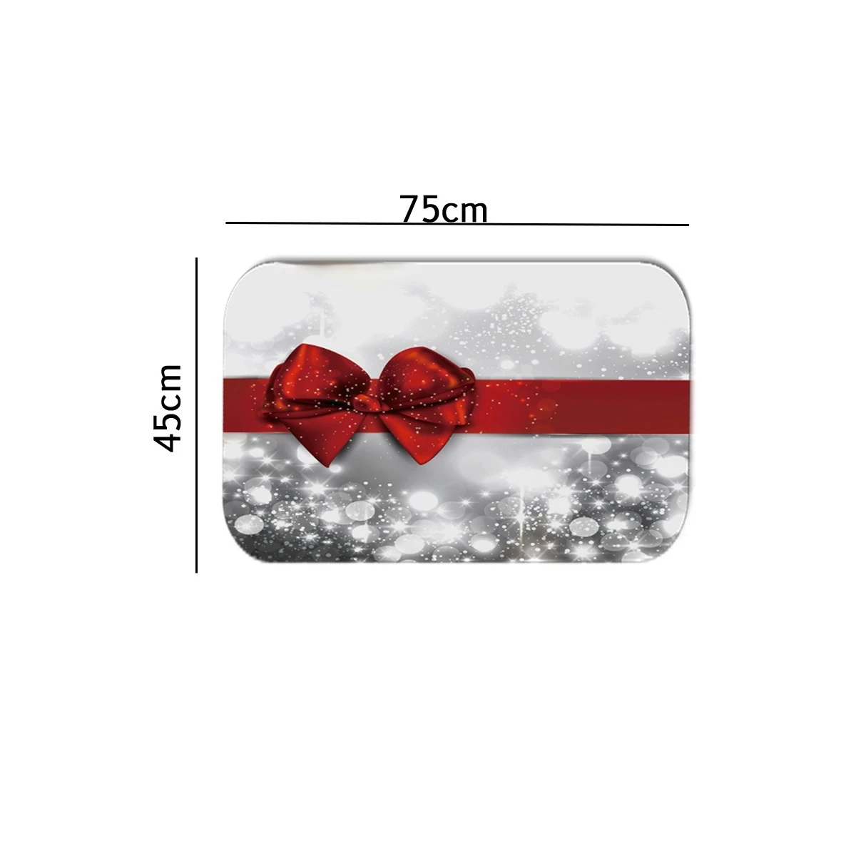 

New Silver Background Red Bow Knot Bathroom Shower Curtain Shower Curtains Bathroom Set Waterproof Shower Curtain Hooks Curtains