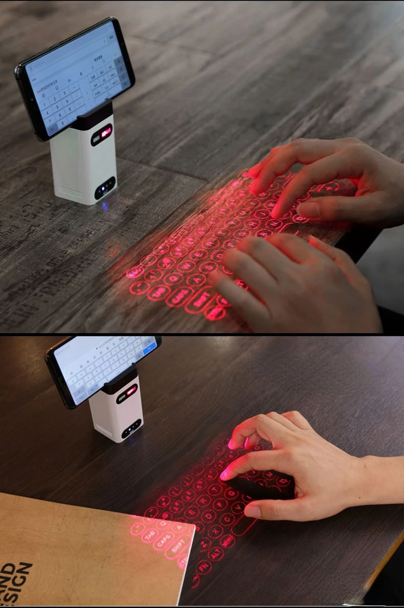 

Laser Projection Virtual Laser Keyboard Bluetooth wireless projection screen touch infrared office portable keyboard