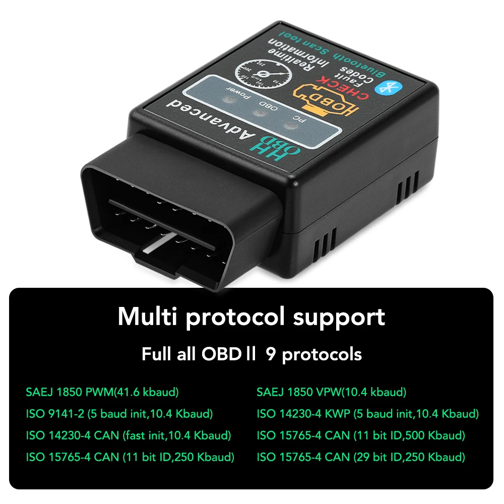Автомобильный диагностический сканер V2.1 Mini Elm327 obd2 для Volvo XC90 S60 S40 S80 V70 XC60 V40 V50 850 C30