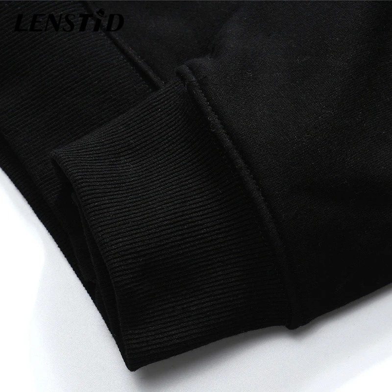 

LENSTID Men Hip Hop Winter Fleece Pullover Hoodies Rainbow Mushroom Print Harajuku Streetwear 2020 Cotton Hooded Sweatshirts