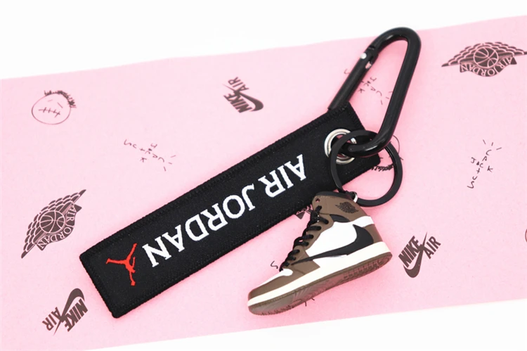 Новинка ручной работы 3D AJ Key ChaiAir Mini Jordan кроссовки модель милый брелок для ключей Баскетбольная обувь Подарочный Брелок для ключей модные украшения