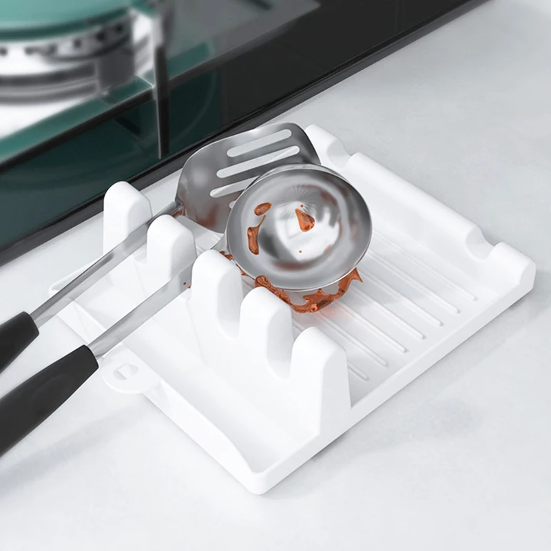 Многофункциональная подставка-держатель для ложек пластиковая подставка ковша