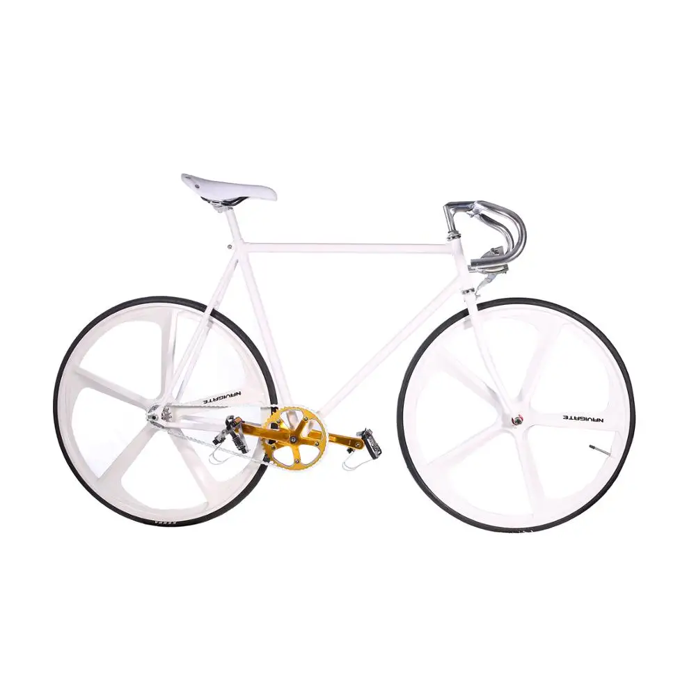 Magnesium Alloy Bike wheel 700C Wheel 5 Spokes Fixie Bicycle rim Front Rear Fixed Gear Rims Cycling Accessories | Спорт и