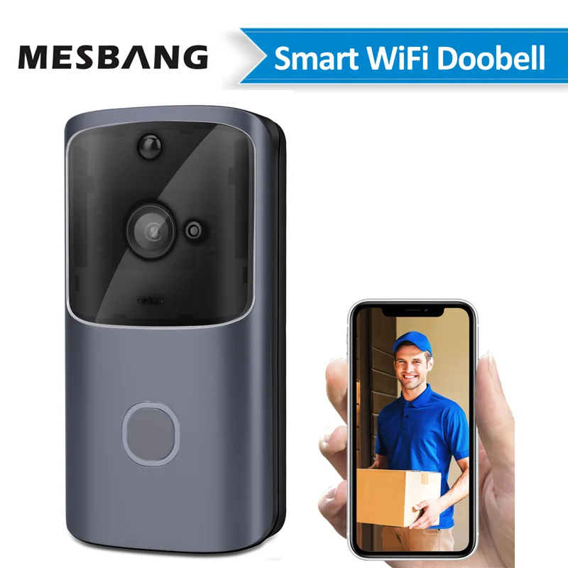 Option 1 wifi домофон видео дверной звонок батарея видео дверной звонок беспроводной дверной телефон камера домофона Поддержка TF карта - Цвет: Option 1