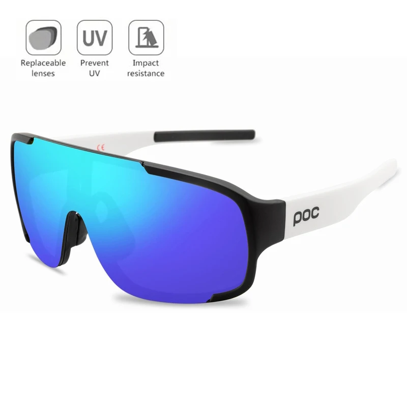 Очки с 4 линзами для мужчин и женщин поляризационные спортивные горных