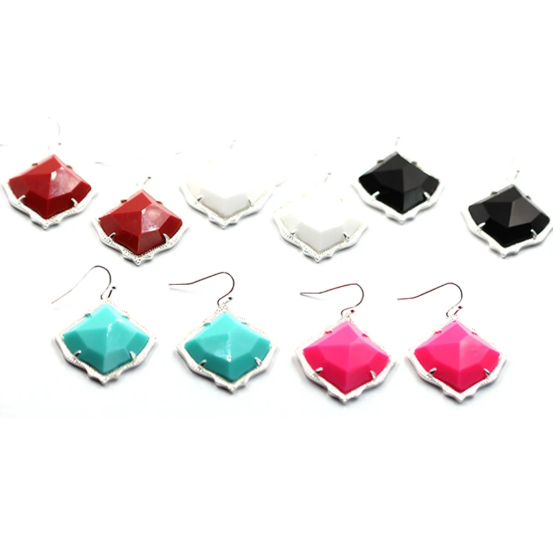 Новинка 2019 милые медные 3D серьги-подвески с акриловым змеем инкрустация камнем