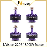 nvision tcmmrc drone hot sale 2206 1800kv cwccw brushless motor blheli s 3 6s drones for fpv racing quadcopter dron motor