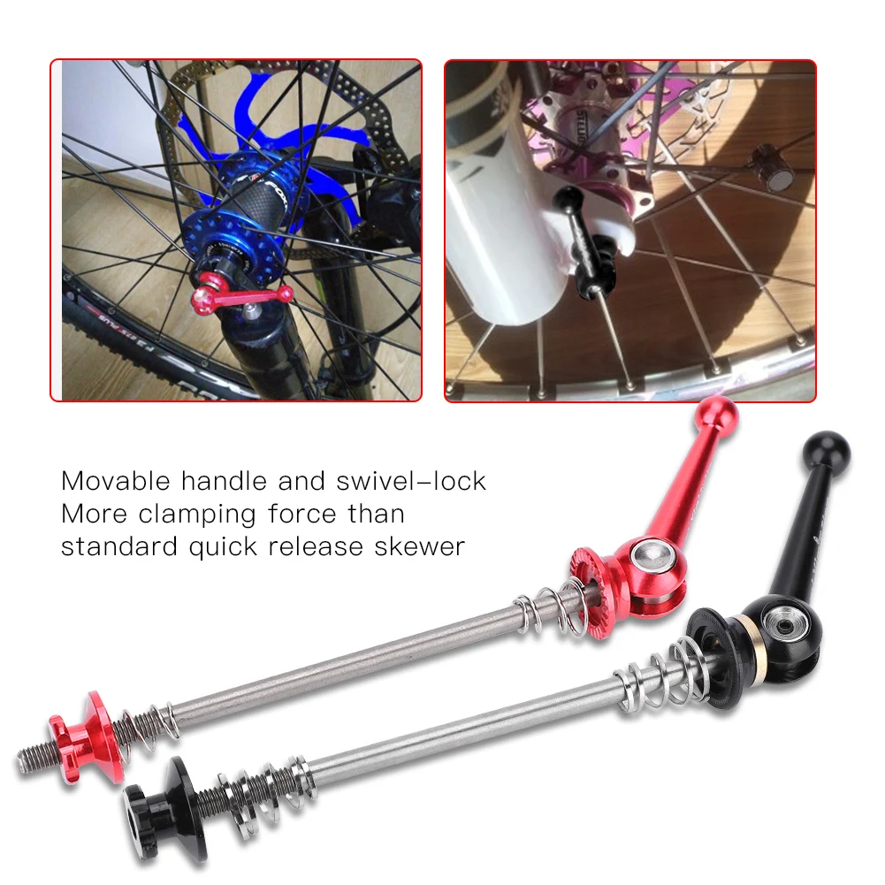 Ультра светильник 48 г/пара Титан Ti оси шампуры QR MTB дорожный велосипед Quick Release