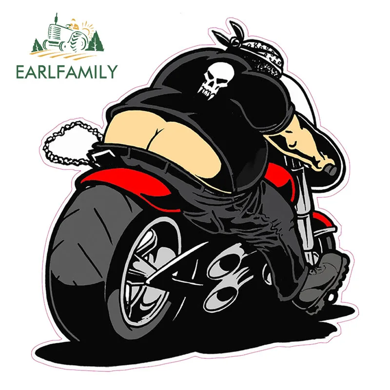 EARLFAMILY 13 см x 12 веселая виниловая искусственная деталь для стайлинга автомобиля