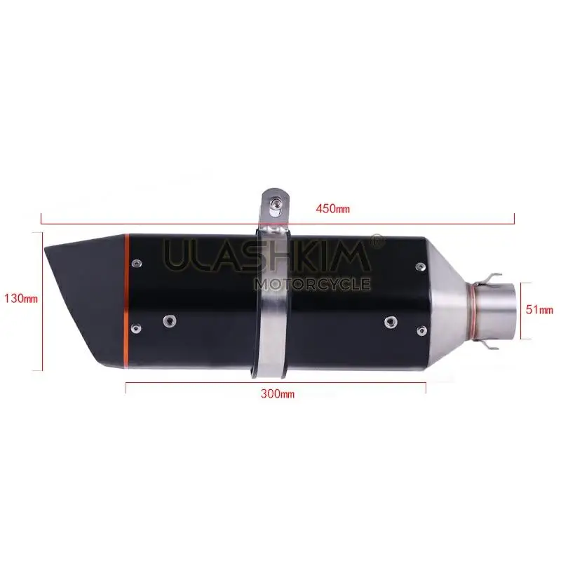 Мотоцикл Полная система глушитель Escape Slip On для bmw G310R G310GS G 310R 310GS средняя