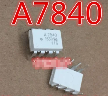 

Qixinruite 10pcs HCPL-7840 new imported original in-line DIP8 patch sop8 a7840 optocoupler amplifier