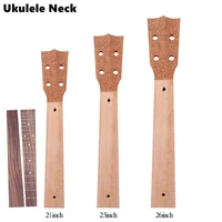 tenor ukulele neck and fretboard for 21 23 26 inch ukelele rosewood diy ukulele accessory parts for concert stringed instruments