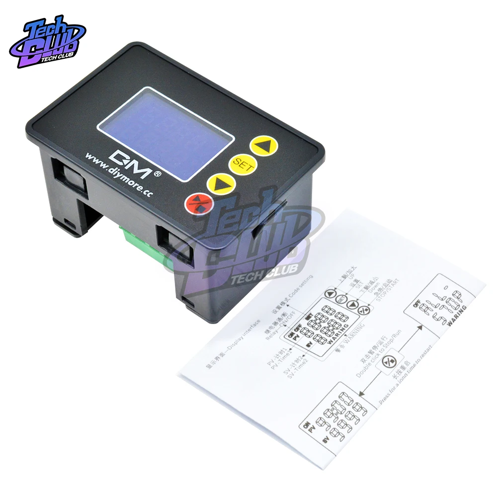 DM-1.37 дюймовый ЖК-цифровой микрокомпьютер модуль управления временем
