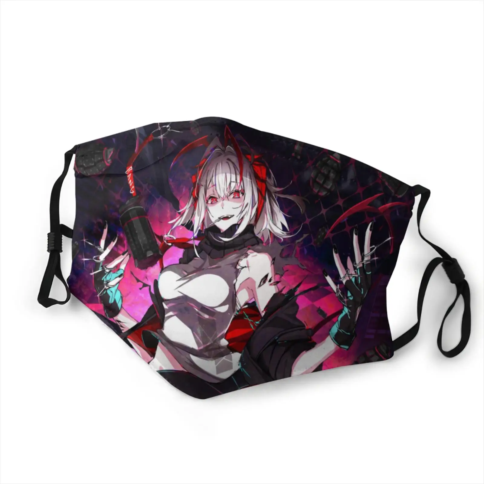 

printing Arknights Filter dust mask fashion women/men Filter air mask Arknights figure female/male mask