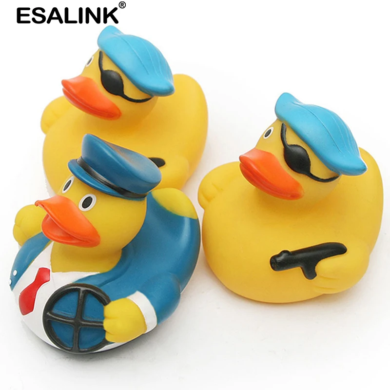 ESALINK 3 шт. 9 см детские игрушки Классические для ванны тема Captain'S комбинированный