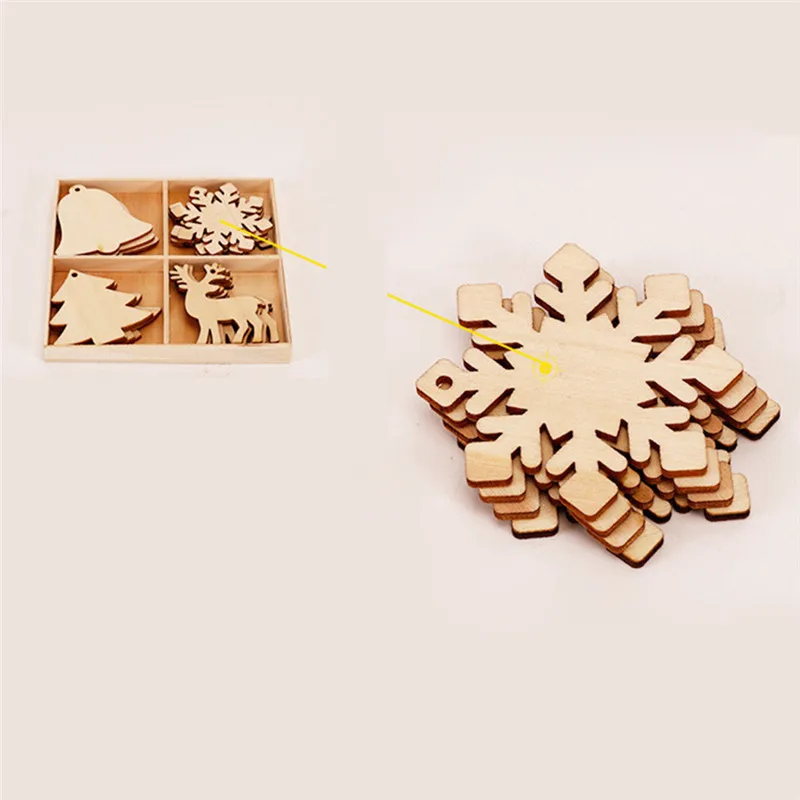 Новый мультфильм деревянные части креативные вырезы ремесло для украшения дома