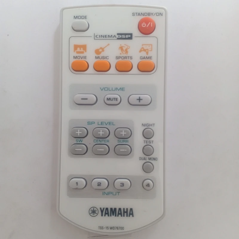 Оригинальный Новый дистанционный пульт TSS 15 WD76700 для YAMAHAA AV аудио усилитель