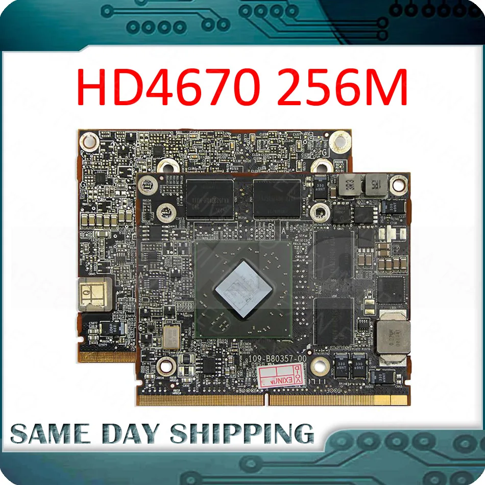 HD 4670 м HD4670 HD4670M 256 мб графическая карта Для iMac 2010 2009 A1312 A1311 109 B80357 00 VGA Видео 216