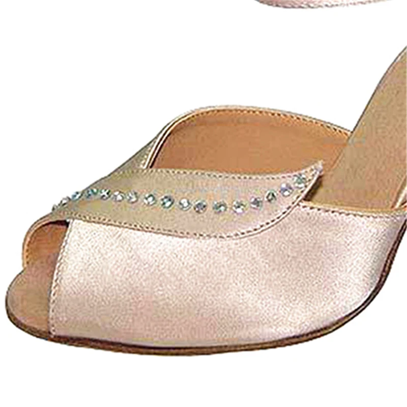 Женские атласные туфли для латиноамериканских танцев | Спорт и развлечения