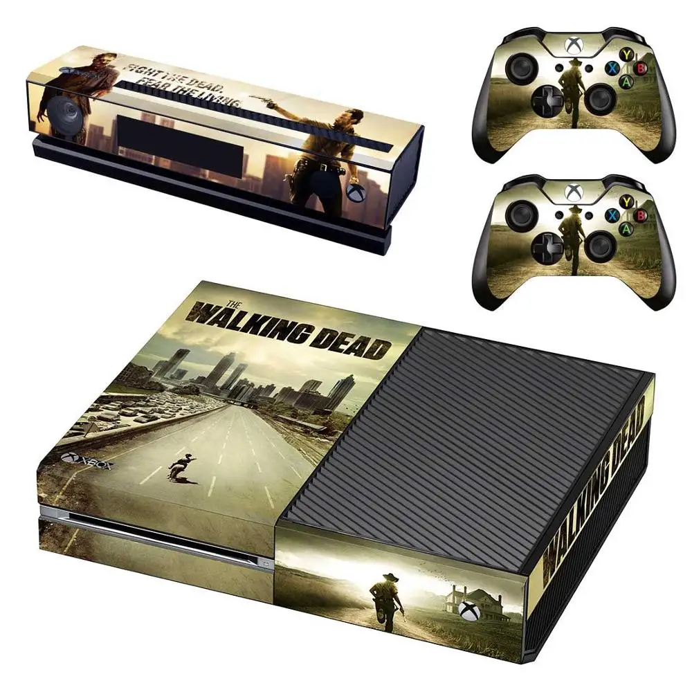 Наклейка s The Walking Dead для xbox one наклейки на кожу стикеры Adesivo консоль Kinect два
