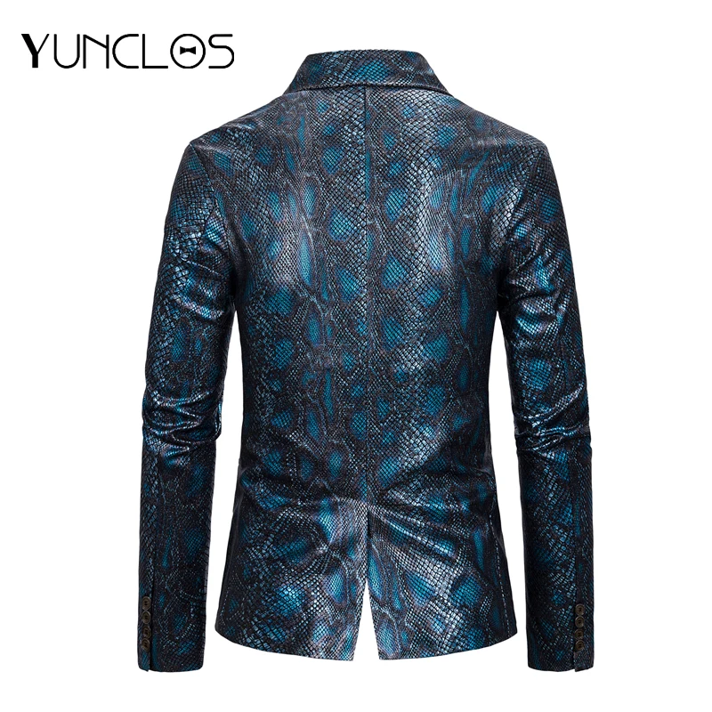 Новинка мужской блейзер с блестками Свадебный и стандартный костюм европейского