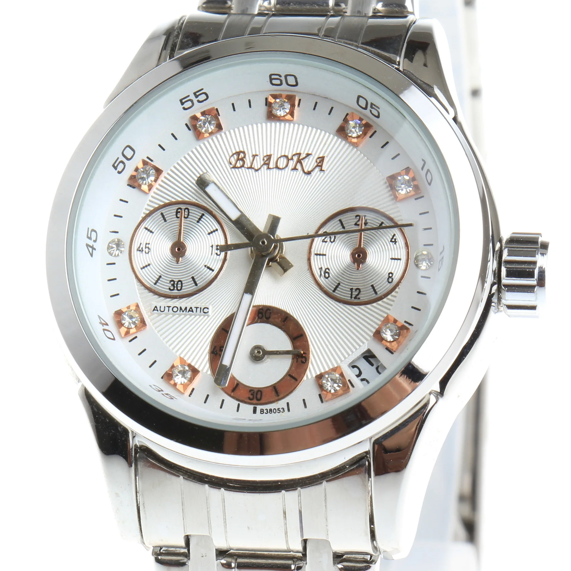 

NEWEST BIAOKA GOLD MECHANICAL WATCH TOP BRAND LUXURY AUTOMATIC WATCH WOMEN STAINLESS STEEL SKELETON RELOGIO FEMININO