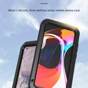 original love mei powerful case for xiaomi mi 10 metal armor shock dirt proof water phone cases for xiaomi mi 10 pro 6 67‘’ 5g free gl