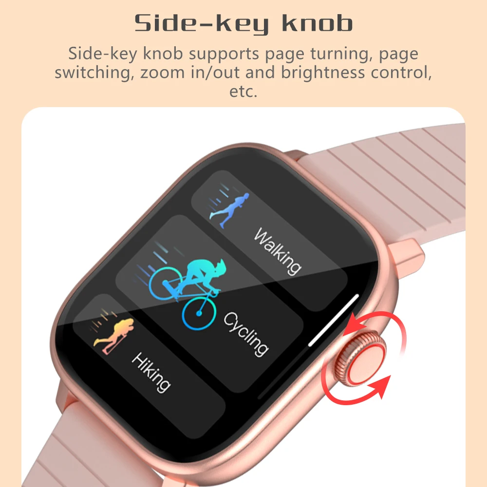 LEMFO Smartwatch 2021 Custom Watch Face Scroll Crown 24 Hours Heart Rate Monitor смарт часы мужские женские Blood Oxygen